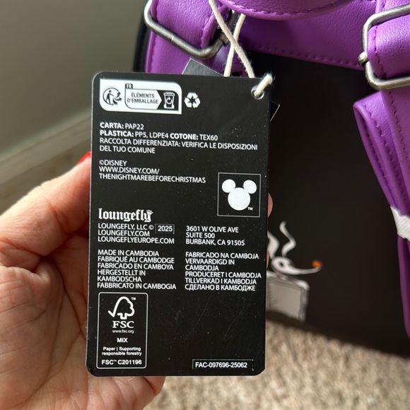 Loungefly Nightmare Before Christmas Zero Backpack - Picture 4 of 6